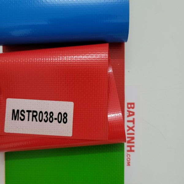 Bạt PVC 038-08 màu đỏ
