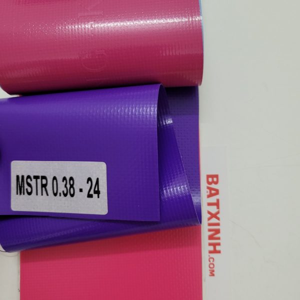 Vải Bạt PVC 038-24 màu tím hoa sim