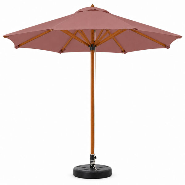 Dù gỗ màu nâu nhạt