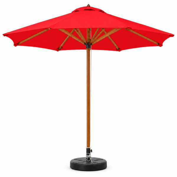 Dù gỗ màu đỏ