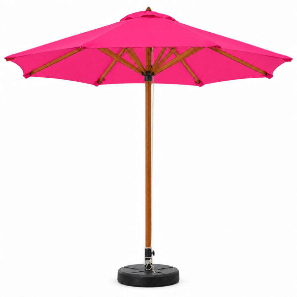Dù gỗ màu hồng