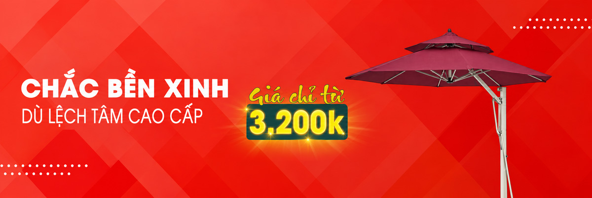 Dù lệch tâm chắc bền xinh mua ngay tại Bạt Xinh